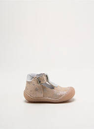 Bottillons fermeture boucle(s) bout rond beige BELLAMY fille