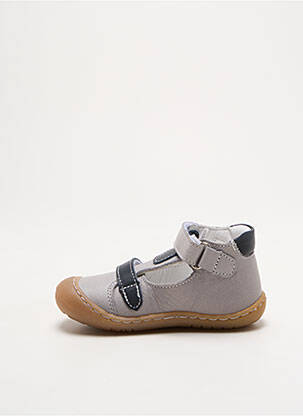 Sandales/nu pieds matière lisse bout rond gris BELLAMY garçon