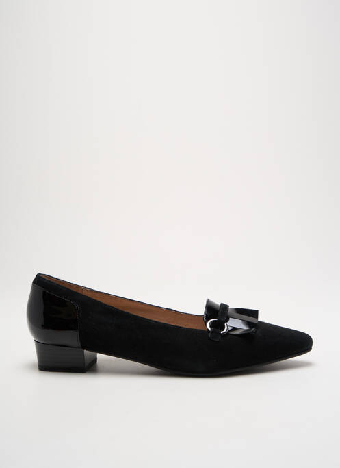 Mocassins carré talon plat jusqu'à 3cm noir SWEET femme