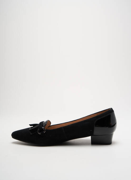 Mocassins carré talon plat jusqu'à 3cm noir SWEET femme