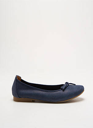Ballerines matière lisse chiquet bleu BELLAMY fille