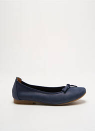 Ballerines matière lisse chiquet bleu BELLAMY fille