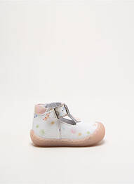 Bottillons fermeture boucle(s) bout rond blanc BELLAMY fille
