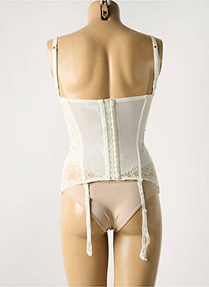 Corset légère et transparente blanc COTTON CLUB femme