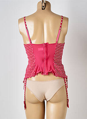 Corset haut soutien-gorge moulé rouge RAVAGE femme