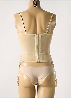 Corset tissage tulle beige COTTON CLUB femme