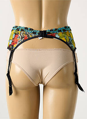 Guêpière/porte-jarretelle légère et transparente bleu LISE CHARMEL femme