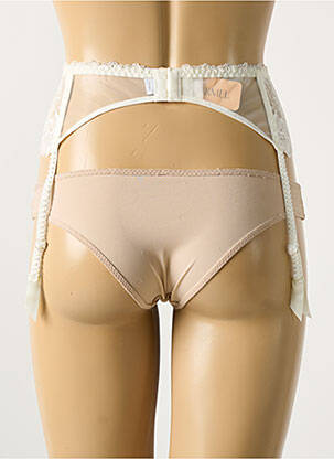 Guêpière/porte-jarretelle légère et transparente blanc LISE CHARMEL femme