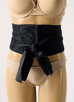 Ceinture coutures renforcées noir REVANCHE DE LA FEMME femme