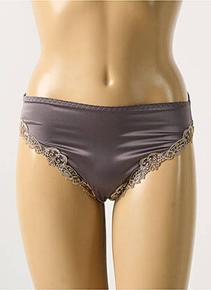 Culotte tissage satiné gris LISE CHARMEL femme