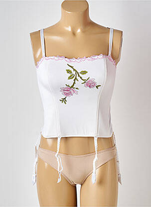 Corset sans armature blanc LISE CHARMEL femme