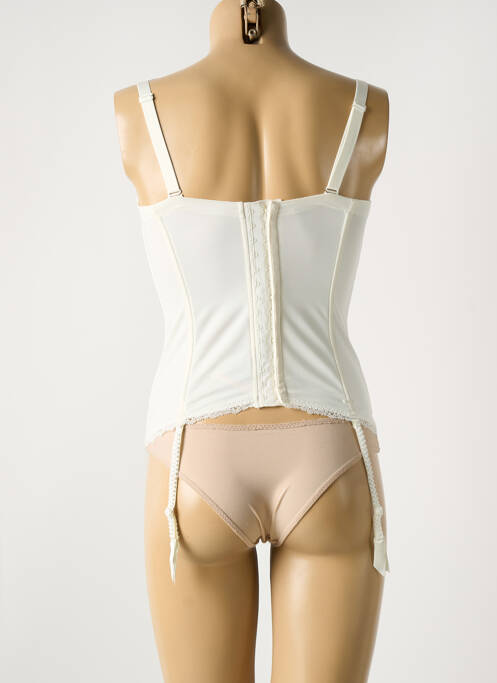 Corset tissage dentelle blanc EPRISE BY LISE CHARMEL femme