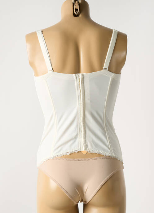 Corset tissage dentelle blanc EPRISE BY LISE CHARMEL femme