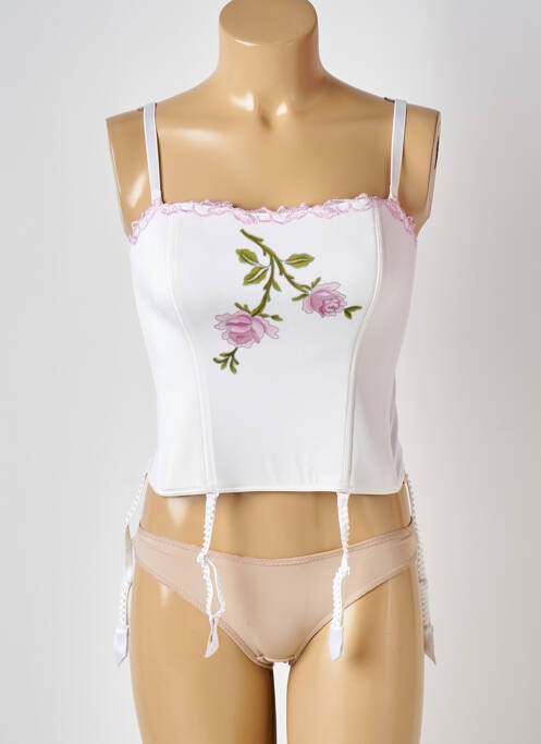 Corset sans armature blanc LISE CHARMEL femme