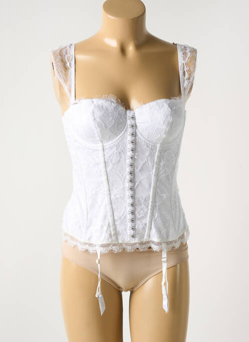 Corset blanc RAVAGE pour femme