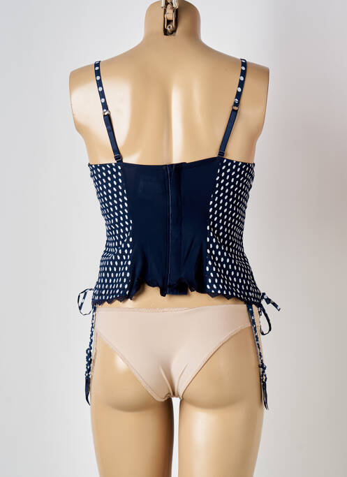 Corset bleu RAVAGE femme