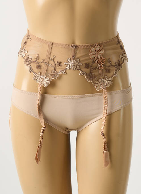 Guêpière/Porte-jarretelle marron LISE CHARMEL pour femme