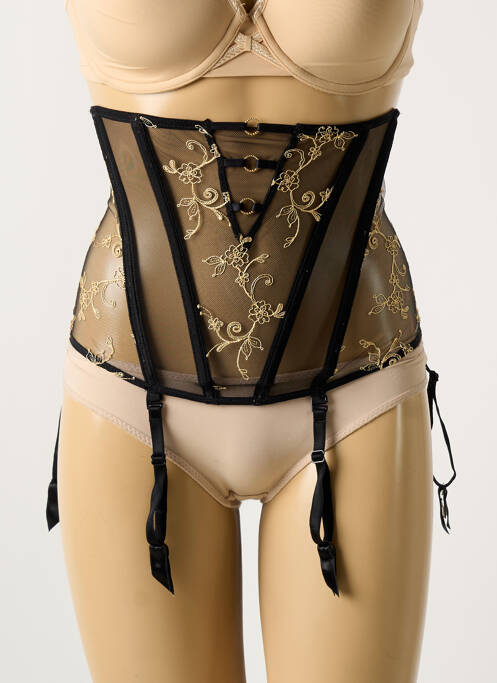 Guêpière/Porte-jarretelle noir LISE CHARMEL pour femme