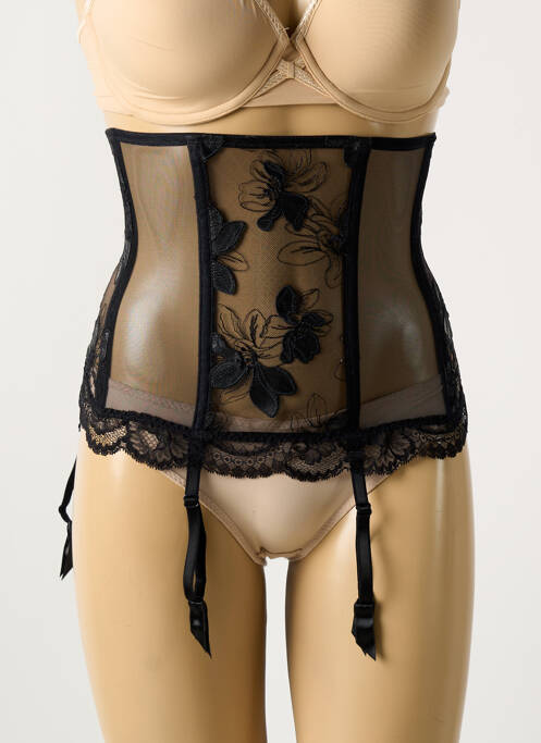 Guêpière/Porte-jarretelle noir LISE CHARMEL pour femme