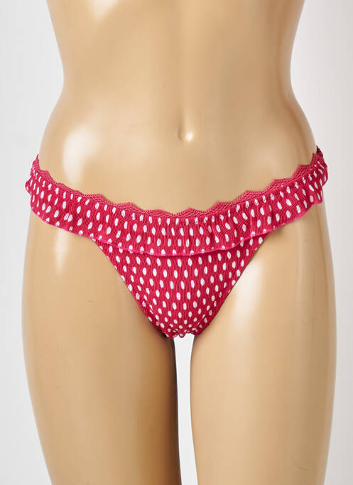 String rouge RAVAGE pour femme