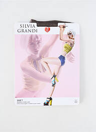 Collants stretch gris SILVIA GRANDI femme
