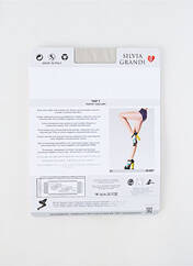 Collants gris SILVIA GRANDI pour femme seconde vue