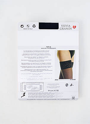 Bas stretch bleu SILVIA GRANDI femme