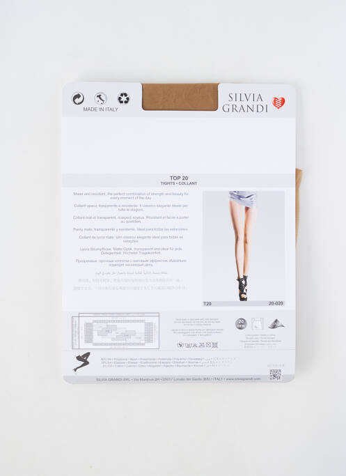 Collants chair SILVIA GRANDI pour femme