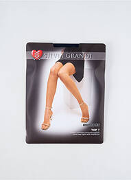 Collants stretch bleu SILVIA GRANDI femme