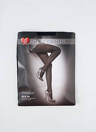 Collants stretch bleu SILVIA GRANDI femme