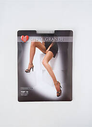 Collants stretch gris SILVIA GRANDI femme