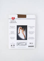 Collants marron SILVIA GRANDI pour femme seconde vue