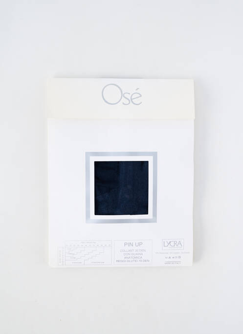 Collants bleu OSÉ femme