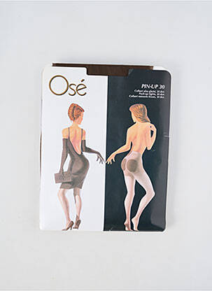 Collants stretch marron OSÉ femme