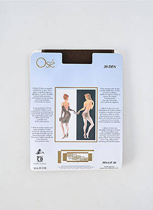 Collants stretch marron OSÉ femme