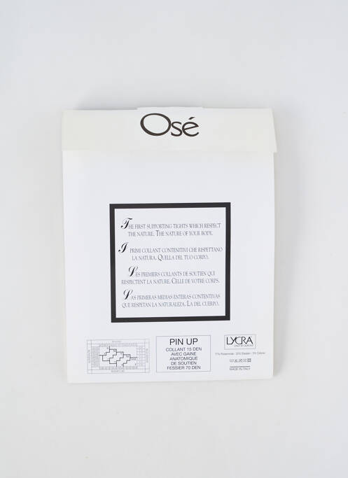 Bas chair OSÉ pour femme