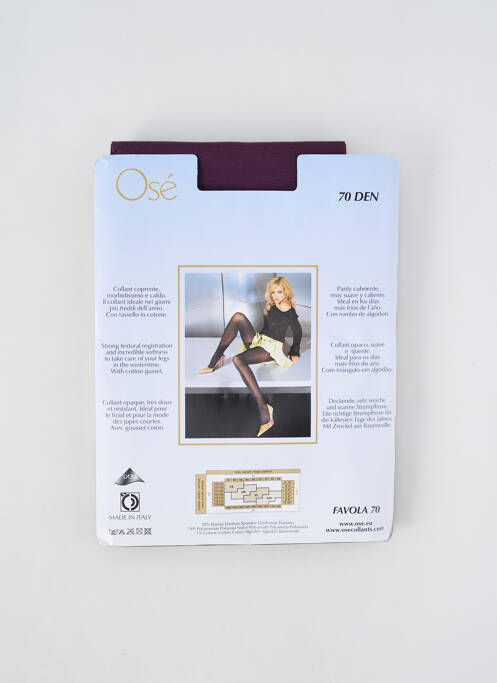 Collants violet OSÉ pour femme