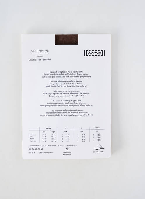 Collants marron WOLFORD pour femme