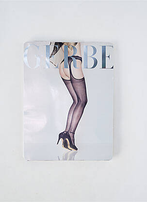 Bas Voile Gerlon 15 Deniers - Taille 1 Couleur Gazelle - Pointes Et Talons Renforcés - Fabriqué En France