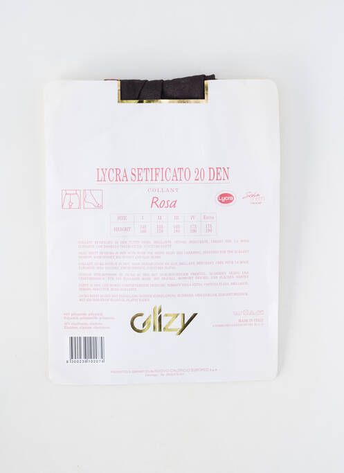 Collants stretch gris GLIZY femme