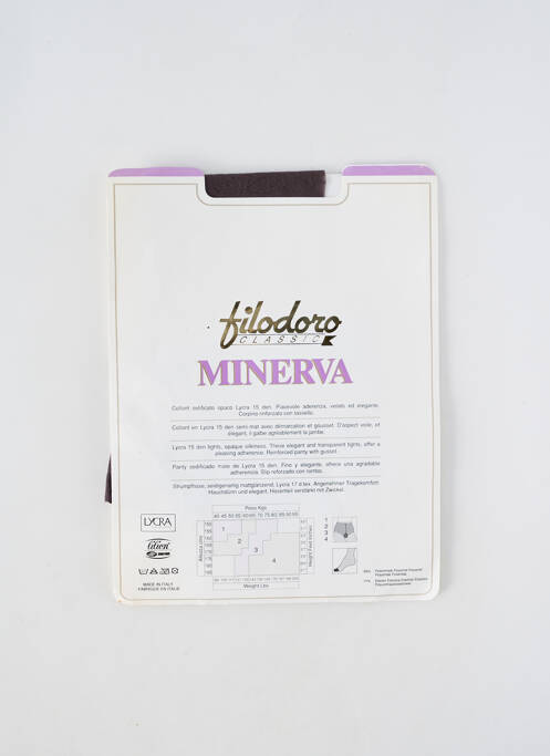 Collants gris FILODORO pour femme