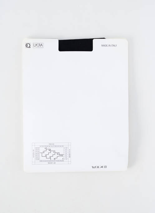 Collants noir GRANDICALZE pour femme