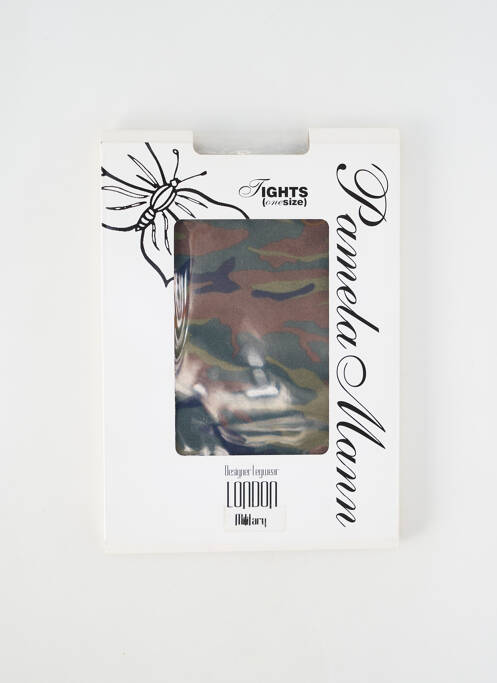 Collants vert PAMELA MANN pour femme