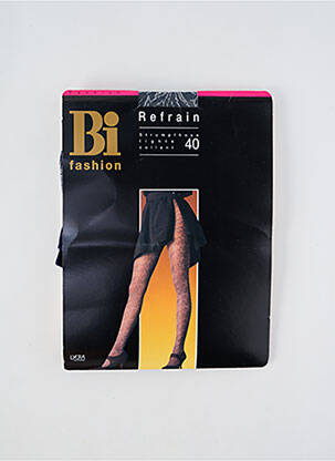 Collants imprimé fantaisie bleu BI FASHION femme