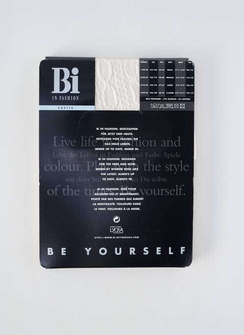 Bas blanc BI FASHION pour femme