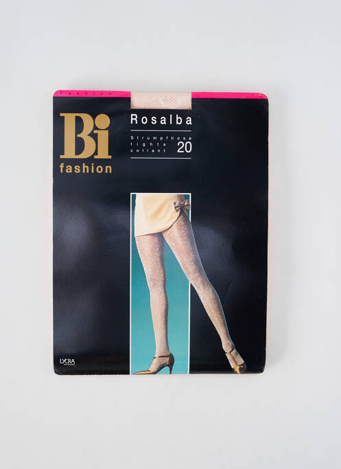 Collants beige BI FASHION pour femme