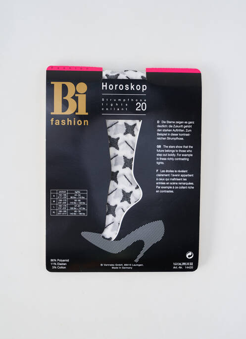 Collants blanc BI FASHION pour femme