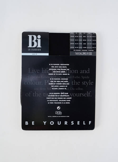 Collants noir BI FASHION pour femme