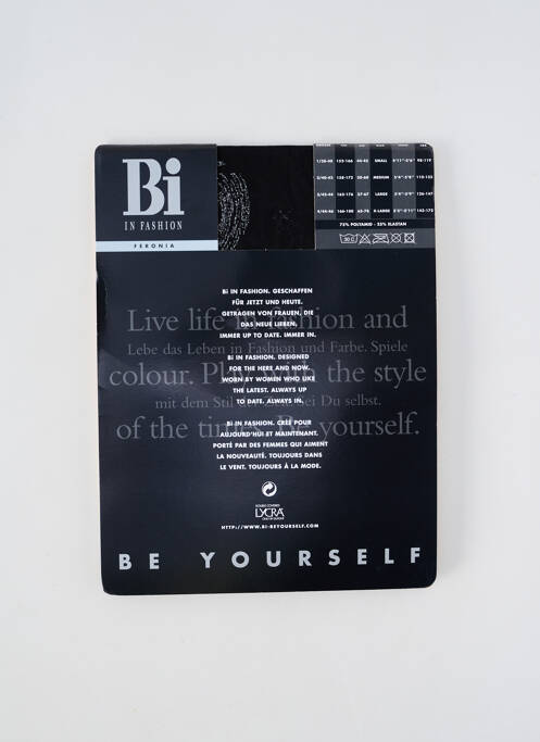 Collants noir BI FASHION pour femme