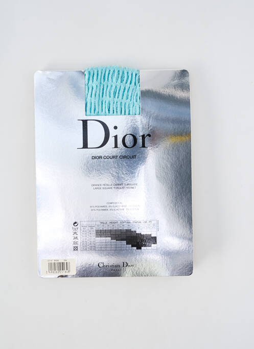 Collants stretch bleu DIOR femme